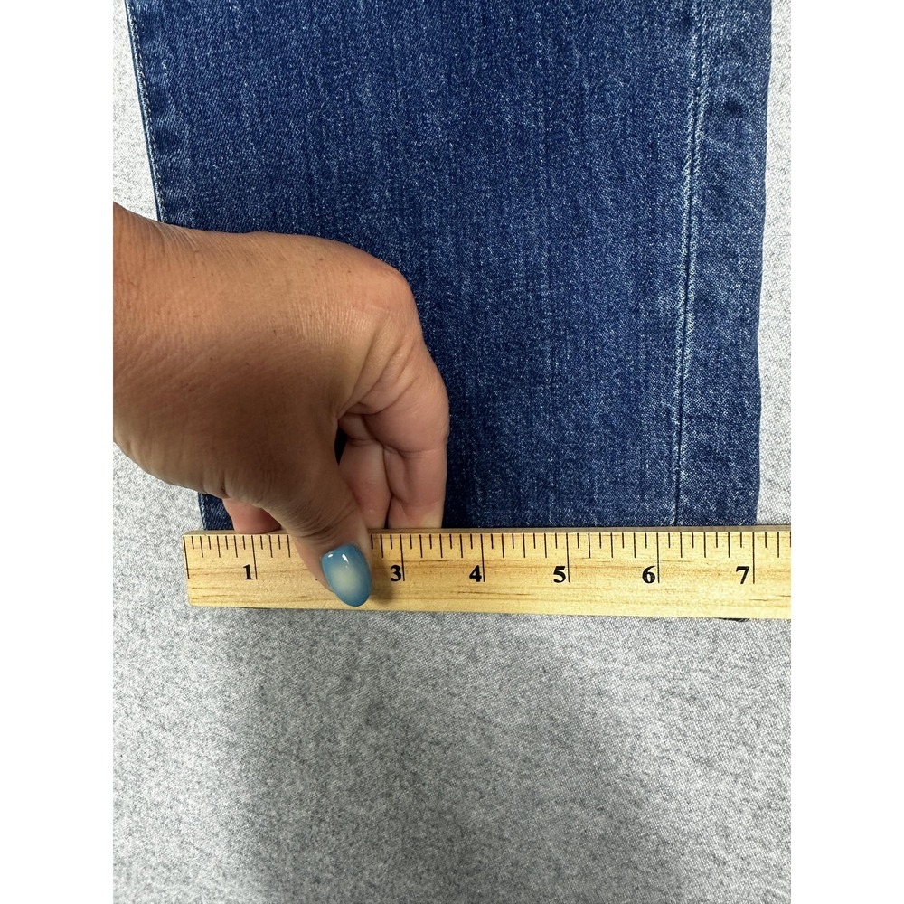 Madewell Jeans Womens 32 Blue Slim Boyjean Distressed‎ Denim Stretch Casual - Picture 7 of 11
